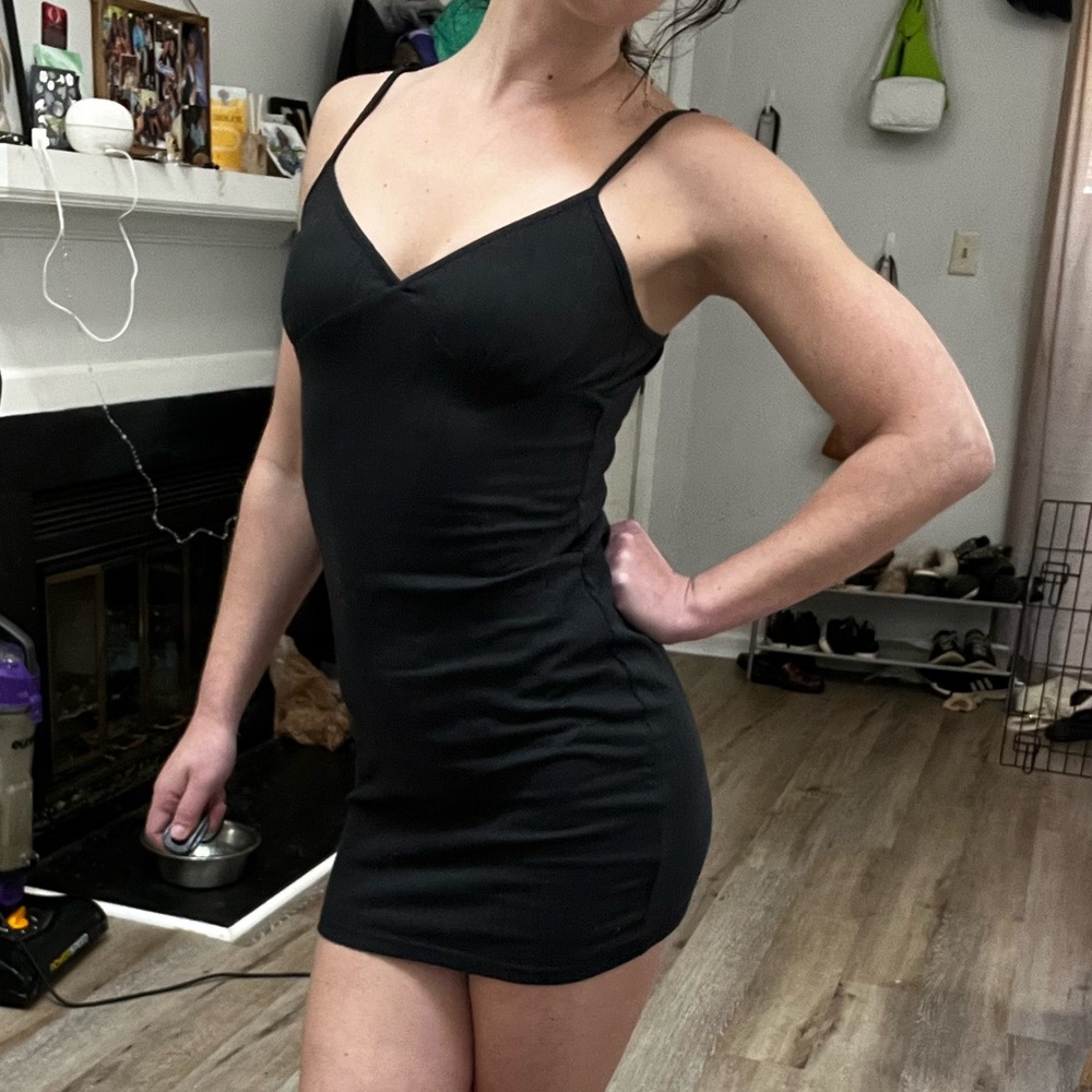 LBD! Small cotton classic little black dress in size Small